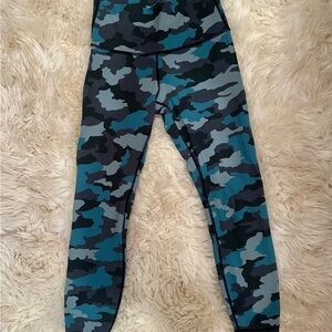 Lululemon Blue Camo Leggings